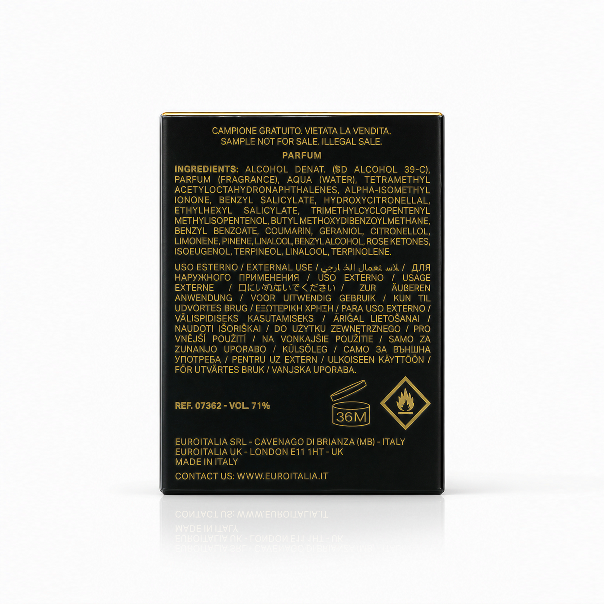 Versace Crystal Noir pour femme Parfum 5ml